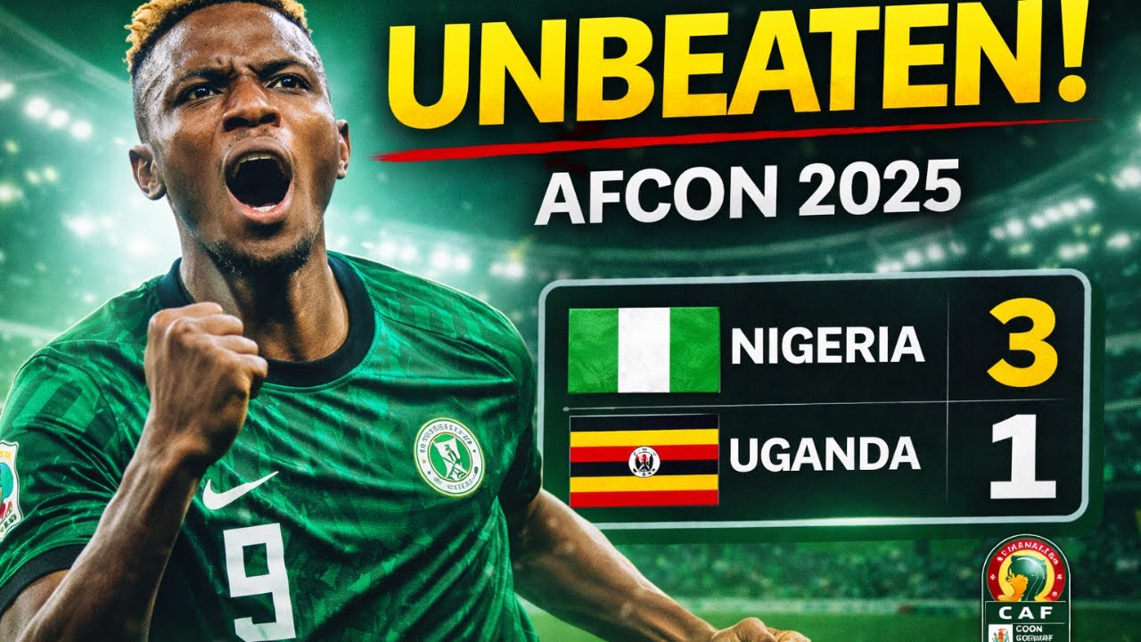 Сборная Нигерии обыграла Уганду со счетом 3:1 и завершила групповой этап Кубка африканских наций ...