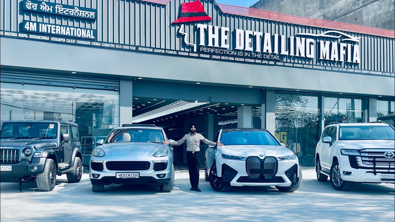 india-s-biggest-luxurious-car-coating-showroom-the-detailing-mafia