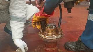 Oil Tanker | Tank Over Flow Alarm Sensor | Cargo Tank 98% Overfill Alarm Sensor Cleaning