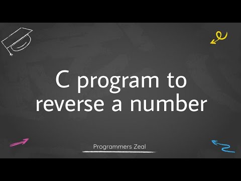 C program to reverse the number | C program to reverse number using while loop