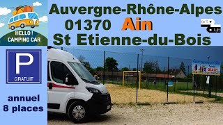 01 Aire CC St Etienne du Bois @hellocampingcar387 @hellocampingcar387