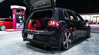 How to make a CUSTOM FIBERGLASS SUB BOX! | MK7 Volkswagen GTI BUILD