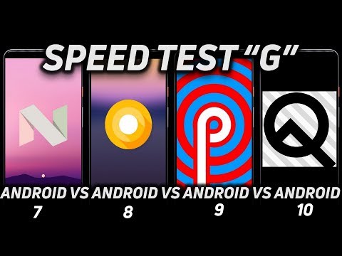 Android 10 vs Android 9.0 vs Android 8.1 vs Android 7.1.2