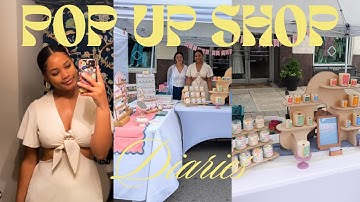 2 DAY, 200+ VENDOR POP UP SHOP 💗☀️| vendor market vlog 13 | pop up shop diaries