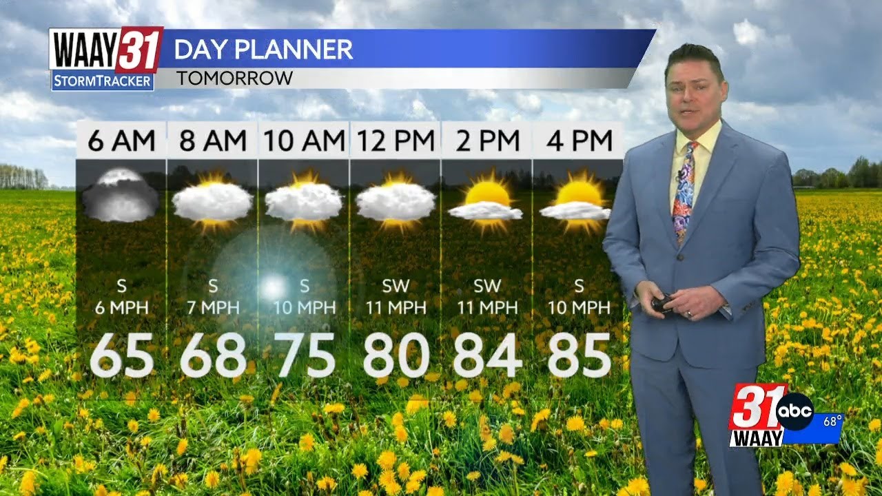 Warm, but dry Easter weekend ahead - YouTube