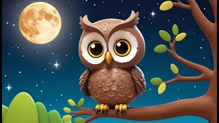 Baby Owl Can’t Find the Moon | 3D Animated Nursery Rhyme for Kids screenshot 3