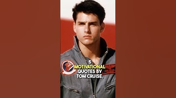 5 Motivational Quotes By Tom Cruise #shorts