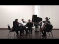 Cuarteto con piano op15 no1 en do menor  1er movimiento