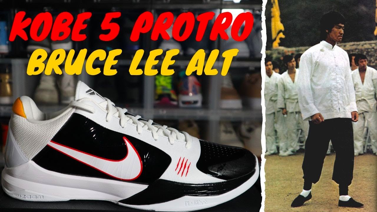 Kobe 5 Protro Bruce Lee Alternate In Hand Review - YouTube