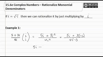15.6f: Rationalize Monomial Denominators