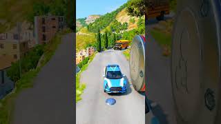 Insane Car Physics Destroy Everything - BeamNG.Drive #simulation #physics