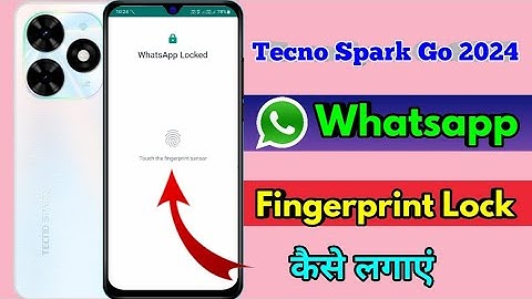 how to lock whatsapp in tecno spark go 2024, tecno spark go 2024 whatsapp lock