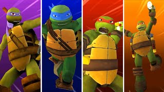 TMNT Legends All Ninja Turtles Nick (Leo,Raph,Donnie,Mikey)