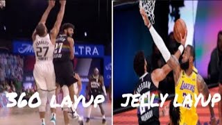 Jamal murray insane 360 layup and jelly layup NBA