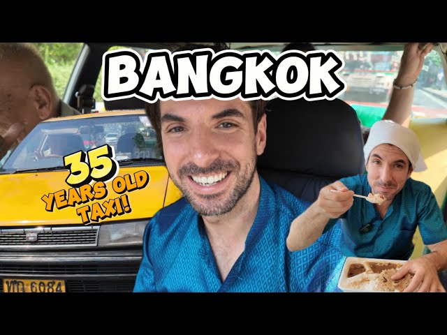 Bangkok's Oldest Taxi u0026 Free Food at Indian Temple 🇹🇭 class=