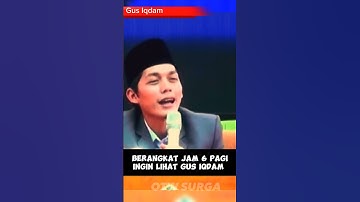 Berangkat jam 6 pagi. ingin tau Gus Iqdam. aslinya ganteng banget #pengajian #gusiqdam #sholawat