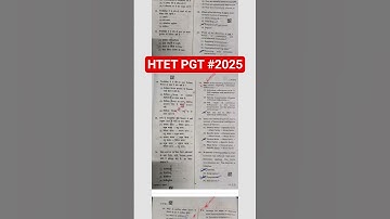 HTET PGT #2025 #htet #pgt #exam #pedagogy #hindi #english #htet2025 #maths