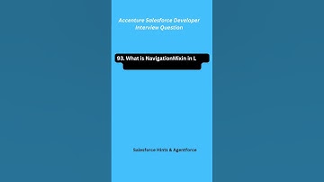 Accenture Salesforce Developer Interview Question -93 #salesforceinterview #salesforcedeveloper