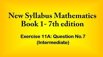 TUTOR ONLINE - OXFORD D1 NEW SYLLABUS MATHEMATICS BOOK 1-7TH EDITION CH:11 TRIANGLES EX:11A Q7