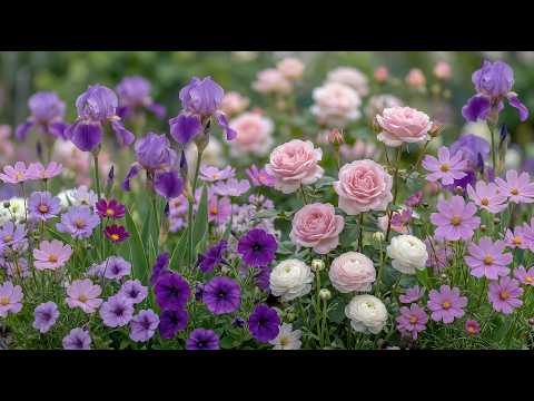 🌸 Flowers Blooming Time-Lapse | Healing Music to Ease Anxiety & Restore Inner Peace