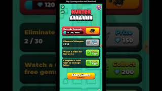 Hunter Assassin unlimited diamonds with game guardian. screenshot 3