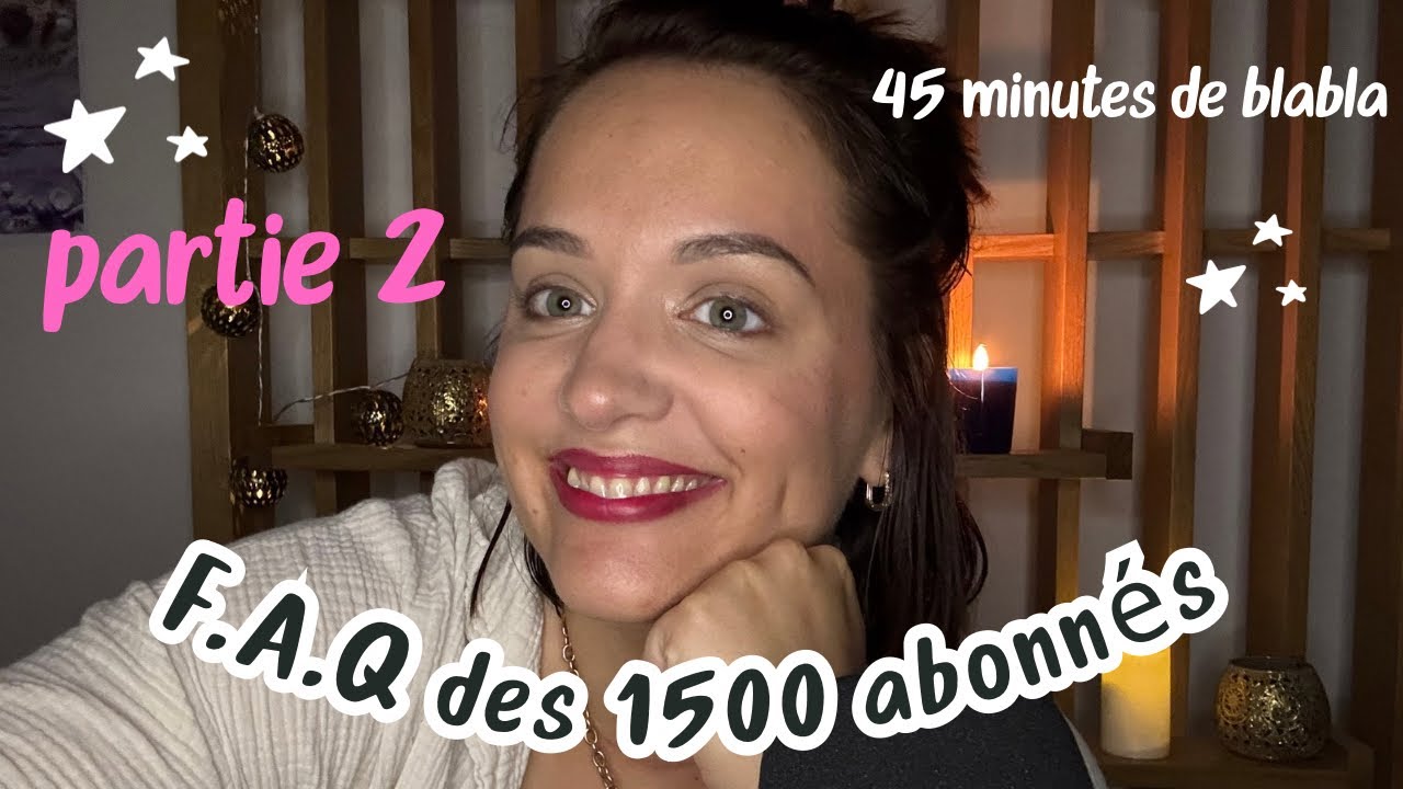 ASMR / F.A.Q 🫶🏼 PARTIE 2 ( vie personnelle , entrepreneuriat , goûts musicaux etc)