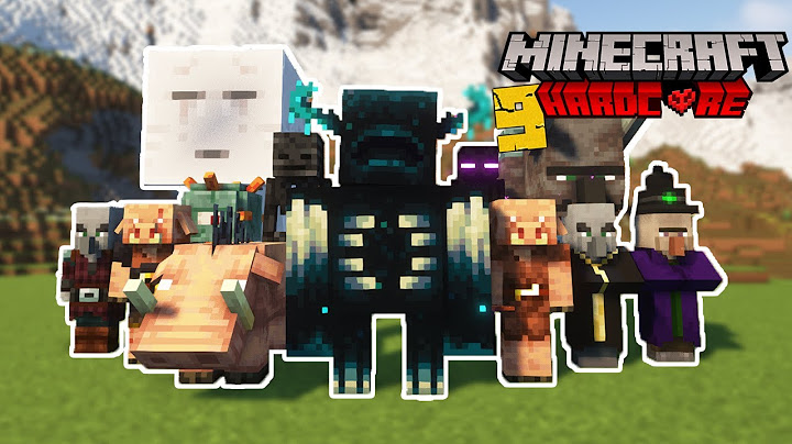 J'ai Capturé Tous Les Mobs En HARDCORE Sur Minecraft
