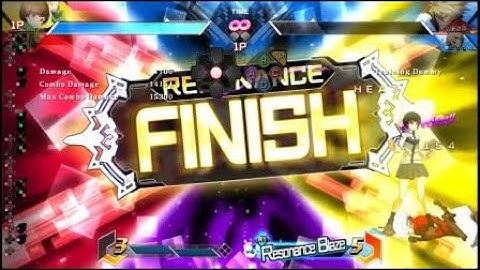 BBTag: Chie Skull-Cracker Blockstring Punish