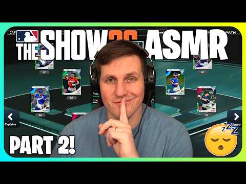 (ASMR) MLB The Show '26 ダイヤモンドダイナスティチームアップデート パート2！(コントローラーの音)