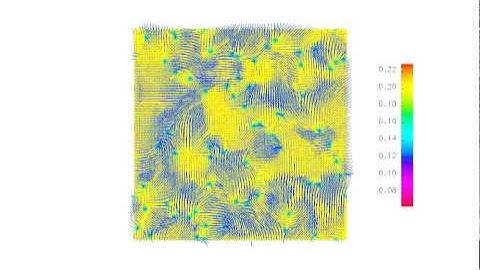 Point defect dynamics in fluctuating uniaxial nematics