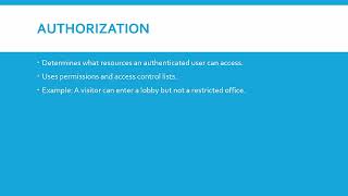 012 Introduction to Access Control   AAA Model
