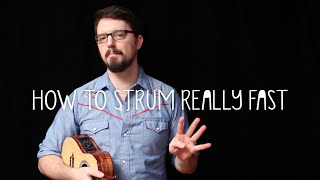 Video thumbnail of "How to Strum Really Fast - James Hill Ukulele Tutorial"