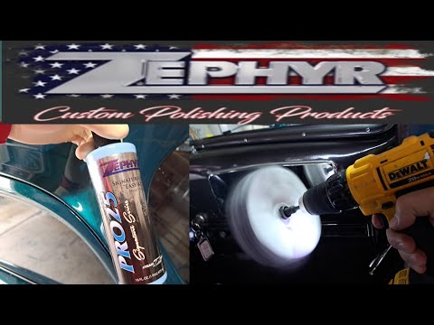 Aluminum polishing! Zephyr Pro 25/ loose buff #zephyr #aluminumpolishing 