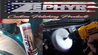 Aluminum polishing! Zephyr Pro 25/ loose buff #zephyr #aluminumpolishing