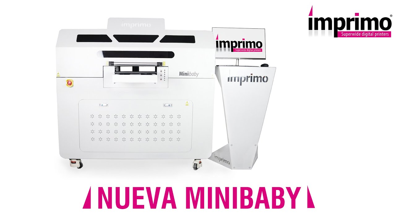 IMPRESORA IMPRIMO MINIBABY - Impresora UV LED de cama plana