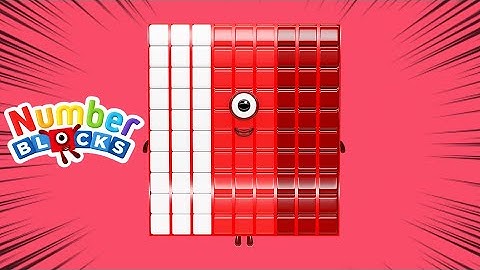 New! Numberblocks but EVERYONE is 90!