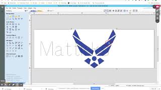Saving/importing/tracing an image into V-carve