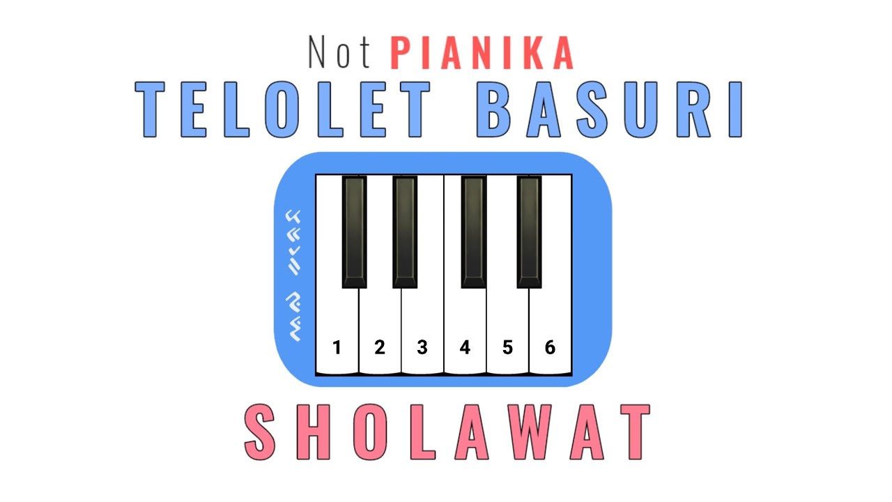 Not Pianika Telolet Basuri Sholawat Belajar Memainkan Lagu Islami