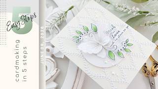 Quiet & Sophisticated: Soft Texture Sympathy Card Tutorial | Simon Says Stamp Always There Release screenshot 3