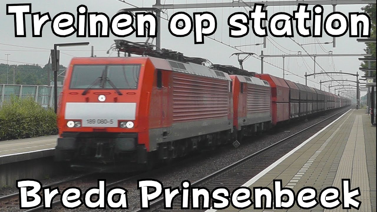 Treinen op station Breda Prinsenbeek