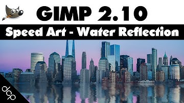 Speed Art - GIMP 2.8 - Water Reflection