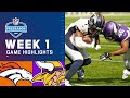 Denver Broncos vs. Minnesota Vikings | Preseason Week 1 2021 NFL Game Highlights