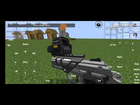 minecraft guns mod (TACZ and first gaming) - YouTube