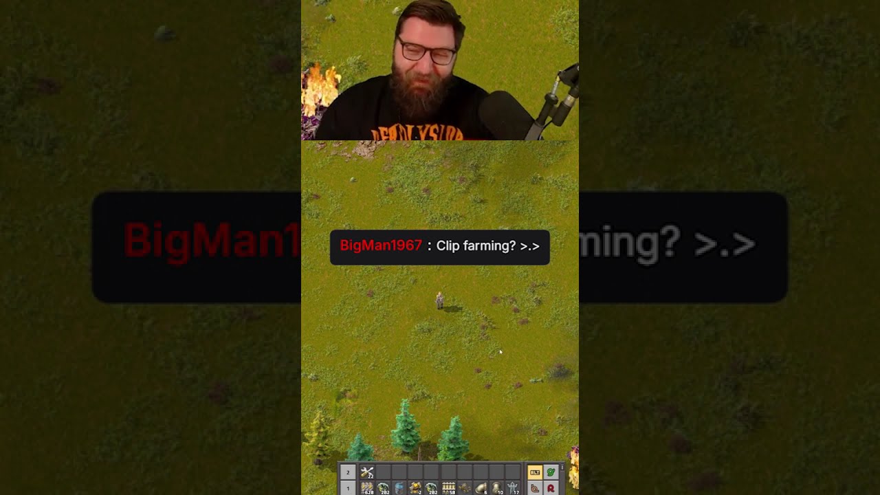 CLIP FARMING IN FACTORIO?
