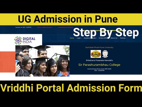 How to fill Admission Form On vriddhi Portal | SPPU Pune UG Admission 2021 | B.A BSc B.Com BCA BBA