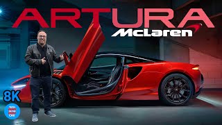 2025 McLaren Artura: How to make a HYBRID supercar | 8K