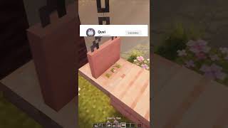 Cherry Swing #minecraft #building #shorts