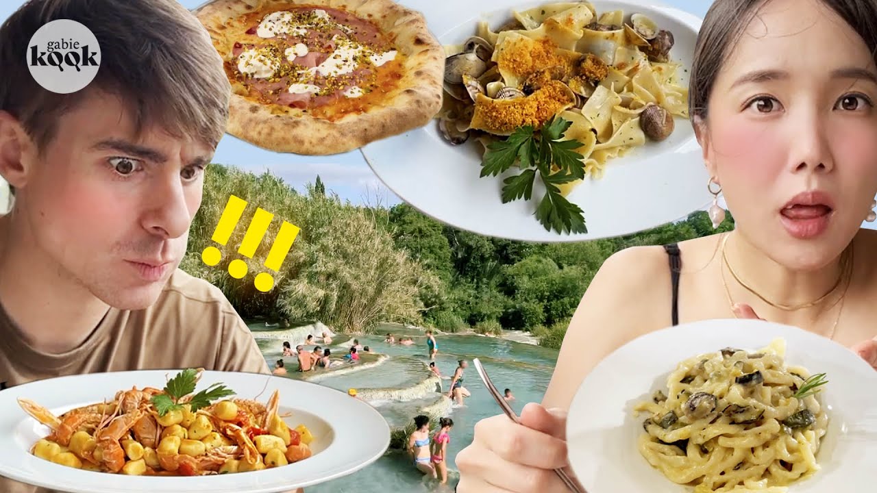 이탈리아🇮🇹 에서 먹는 진.짜. 파스타 맛은?? ft.봉골레, 해물파스타, 피자