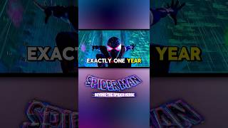 SPIDER-MAN BEYOND THE SPIDER-VERSE COMES OUT ONE YEAR FROM TODAY! 👀