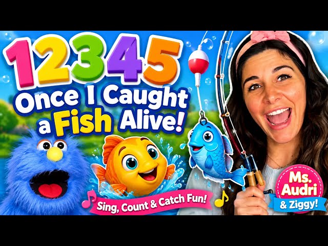 Toddler Learning Songs | 1, 2, 3, 4, 5 Once I Caught a Fish Alive